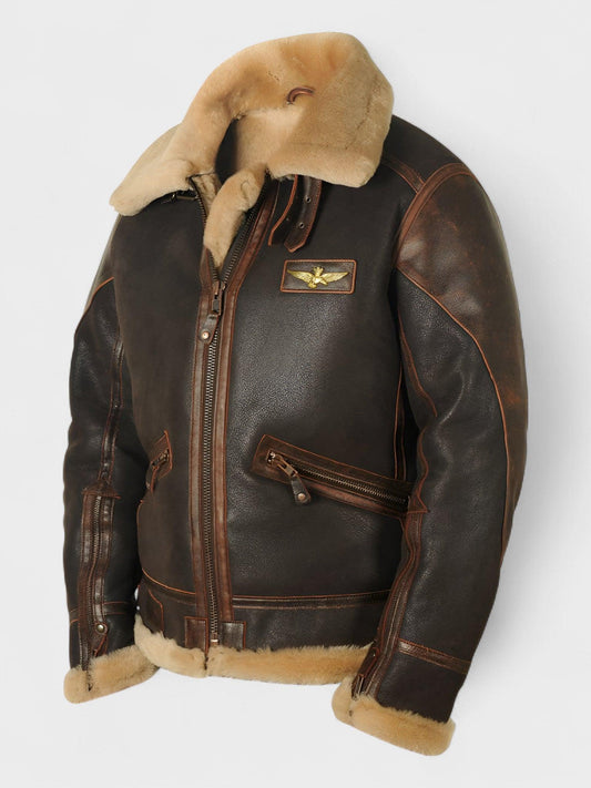Aviator Lancaster – Cuero Shearling Premium