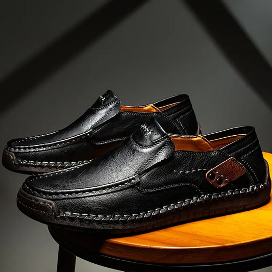 Zapatos clásicos y cómodos de piel para hombre