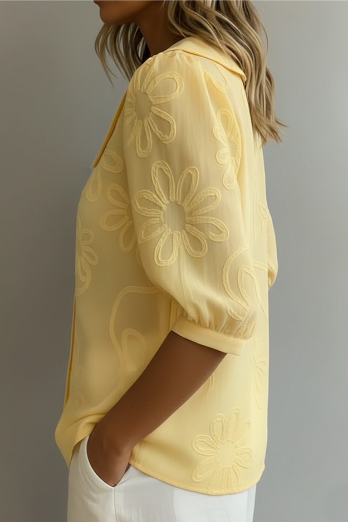 DVN |  ELEGANTE BLUSA FLORAL
