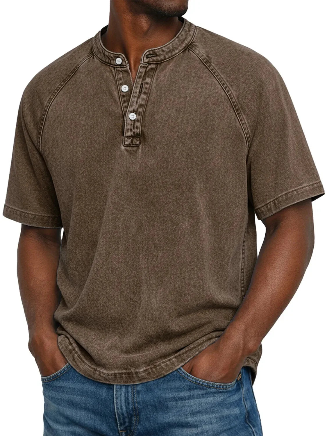 DVN | CAMISETA VINTAGE CON BOTONES