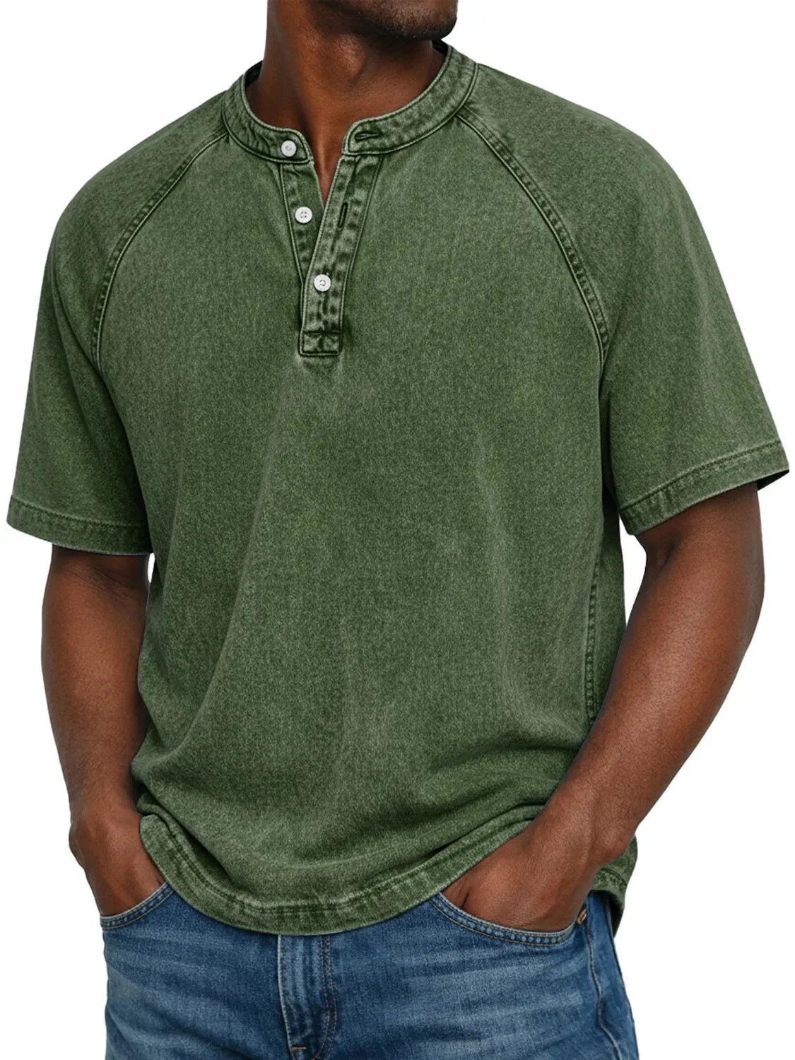 DVN | CAMISETA VINTAGE CON BOTONES