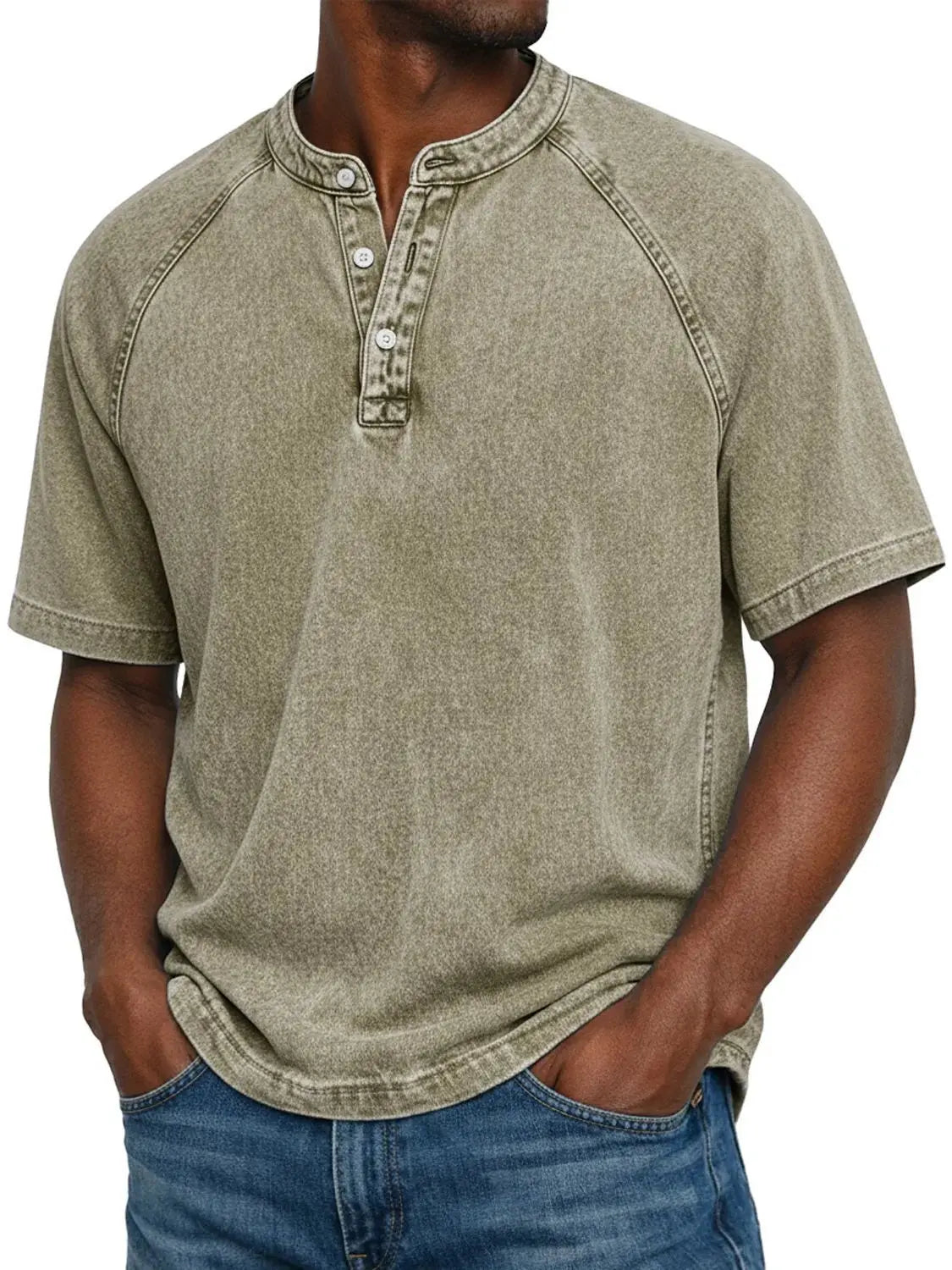 DVN | CAMISETA VINTAGE CON BOTONES