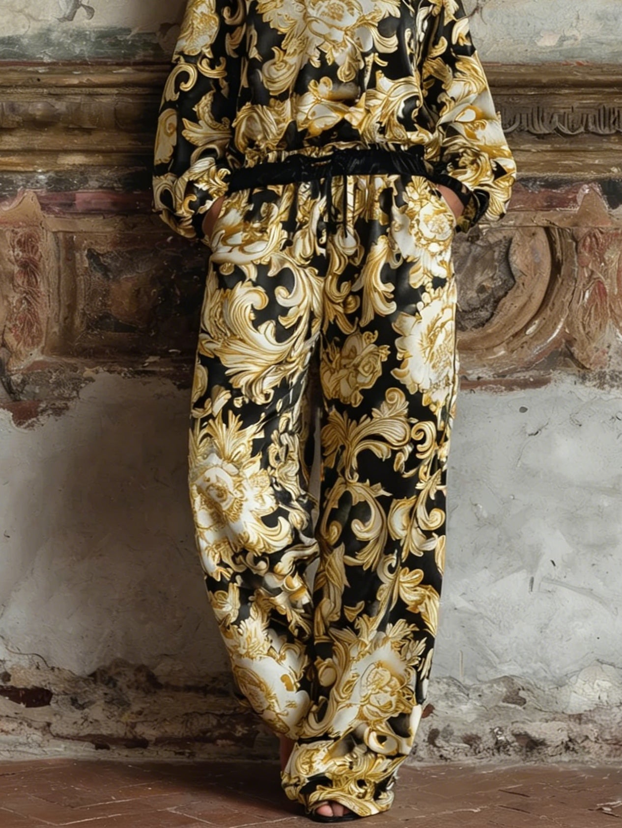CONJUNTO | MANGA LARGA ESTAMPADO FLORAL