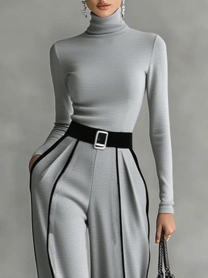 CONJUNTO | CUELLO ALTO MANGA LARGA