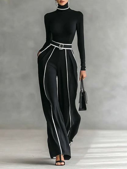 CONJUNTO | CUELLO ALTO MANGA LARGA