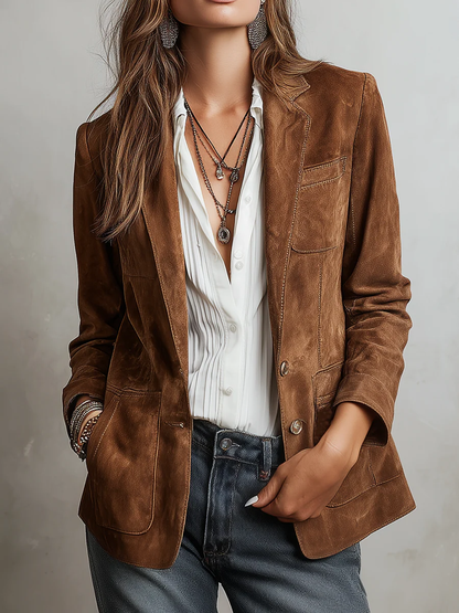 CHAQUETA | VINTAGE ANTE MARRÓN