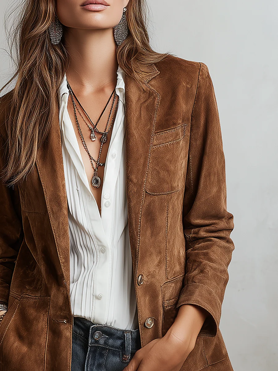 CHAQUETA | VINTAGE ANTE MARRÓN