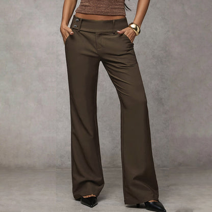Valentina™ | Pantalón de Vestir Acampanado